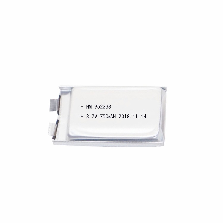 952238软包锂电池3.7V750mah头灯洁面仪电子玩具数码聚合物锂电芯