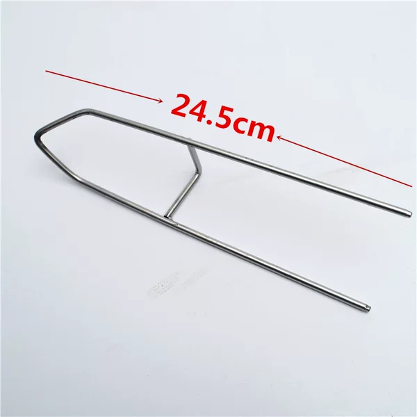 Factory Simple Iron Bracket Hand Rod Sea Rod Small Bracket Battery Base Ground Socket Fishing A- Shaped Sea Rod Iron Bracket