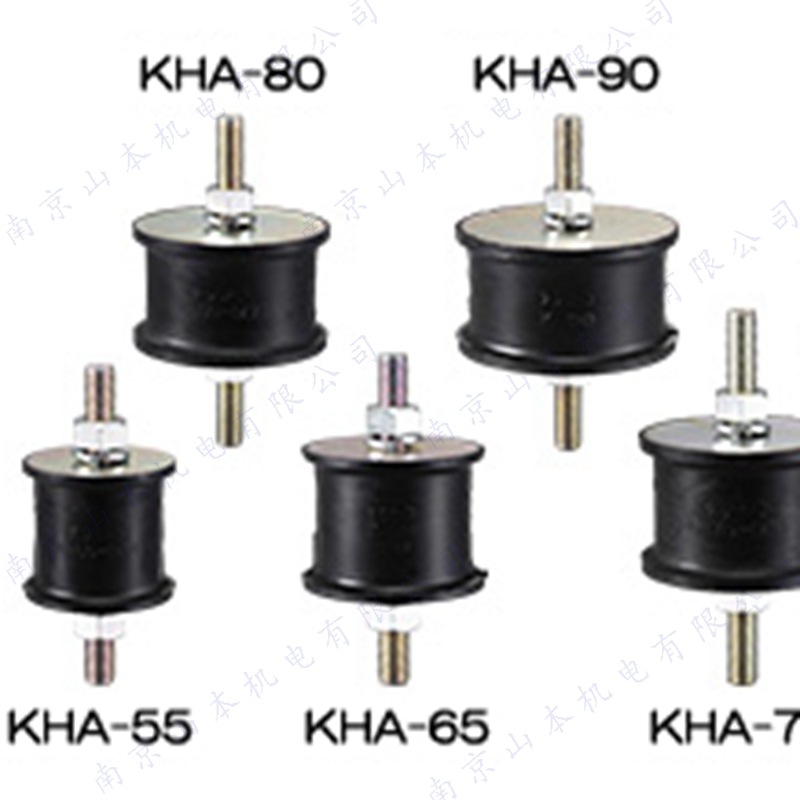 日本 Kurashiki  Kako  仓敷化工  恒高圆形减振橡胶 KHA-80
