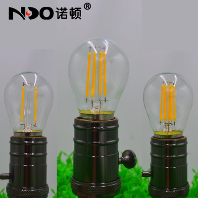 led球泡 玻璃装饰复古灯泡灯丝灯 G45球泡E27厂家直销跨境钨丝|ms