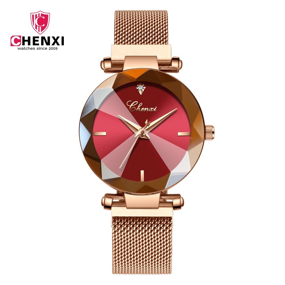 TikTok Hot Cross-border Explosions Fashion Watch Magnetic Mesh Band Watch Women's Brand Quartz Watch Women's Internet Celebrity Watch