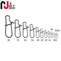 50 Quick Jig Pins Connectors, Figure-8 Rings, Stainless Steel, Gourd-Shaped Swivels