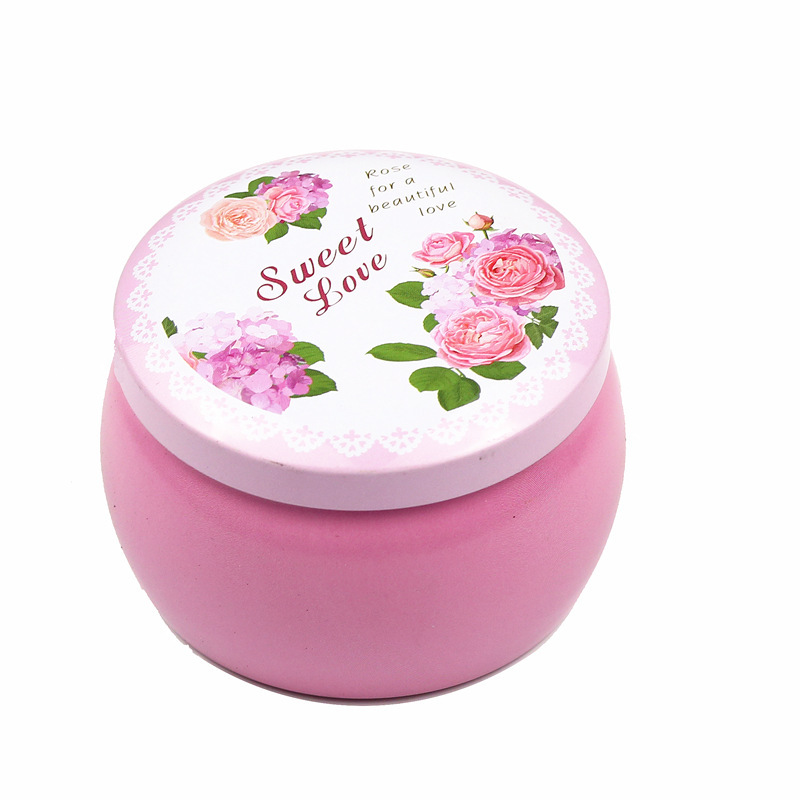 马口铁饰品包装盒供应小号马口铁瓦罐礼品盒包装蜡烛包装盒