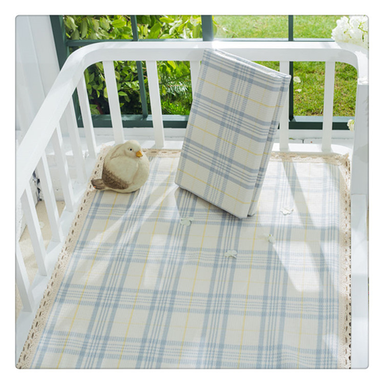 Baby crib summer sleeping mat baby children's bed linen kindergarten straw mat newborn summer nap linen mat factory wholesale