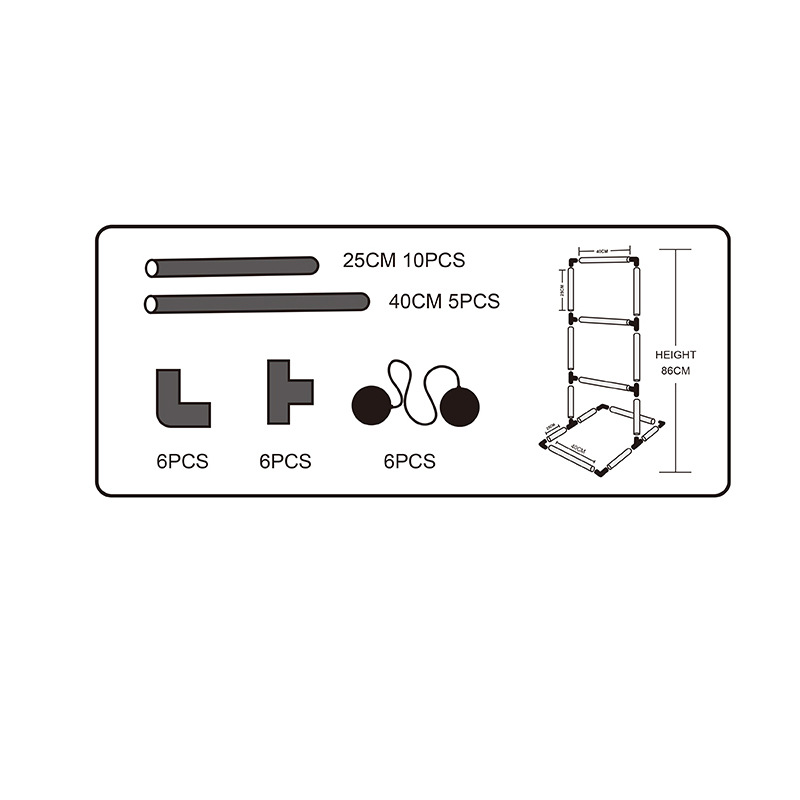 Fiesta de ocio al aire libre para niños Golf escalera de golf juego de lanzar
