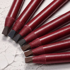 Artist-grade blade brow comb, wire-threaded mist eyebrow pen, traditional-style pattern embroidery artist, waterproof, sweat-proof, non-fading, natural-lasting, one-stroke brow, beginner-friendly