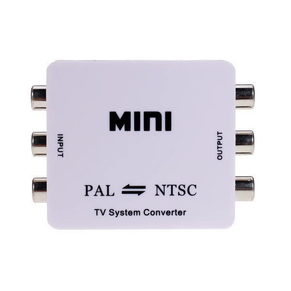 Конвертер HDMI в AV, маленький белый корпус HDMI2AV HDMI к RCA, телевизор-сет-топ бокс, преобразование аудио и видеосигнала