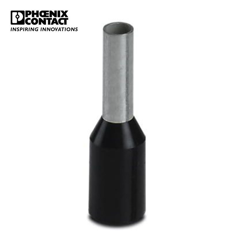 菲尼克斯 堵头端头冷压头管型 AI 1,5-6 BK - 3200755-100