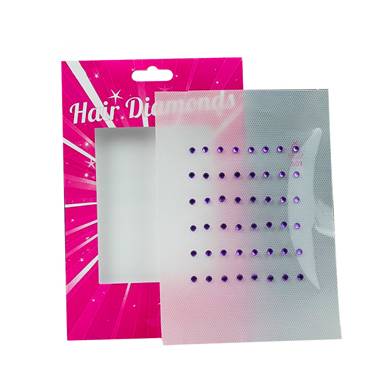 大量现货批发DIY绿色头发烫钻 一次性亚克力贴钻 美发用钻贴
