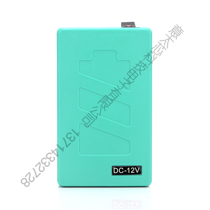 厂家直销12V大容量多用途可充备用锂电池航拍安防监控4000mAh