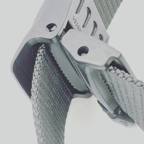 Nylon belt tactical outdoor non-iron non-magnetic belt electronics factory security inspection plastic buckle manufacturer direct sale