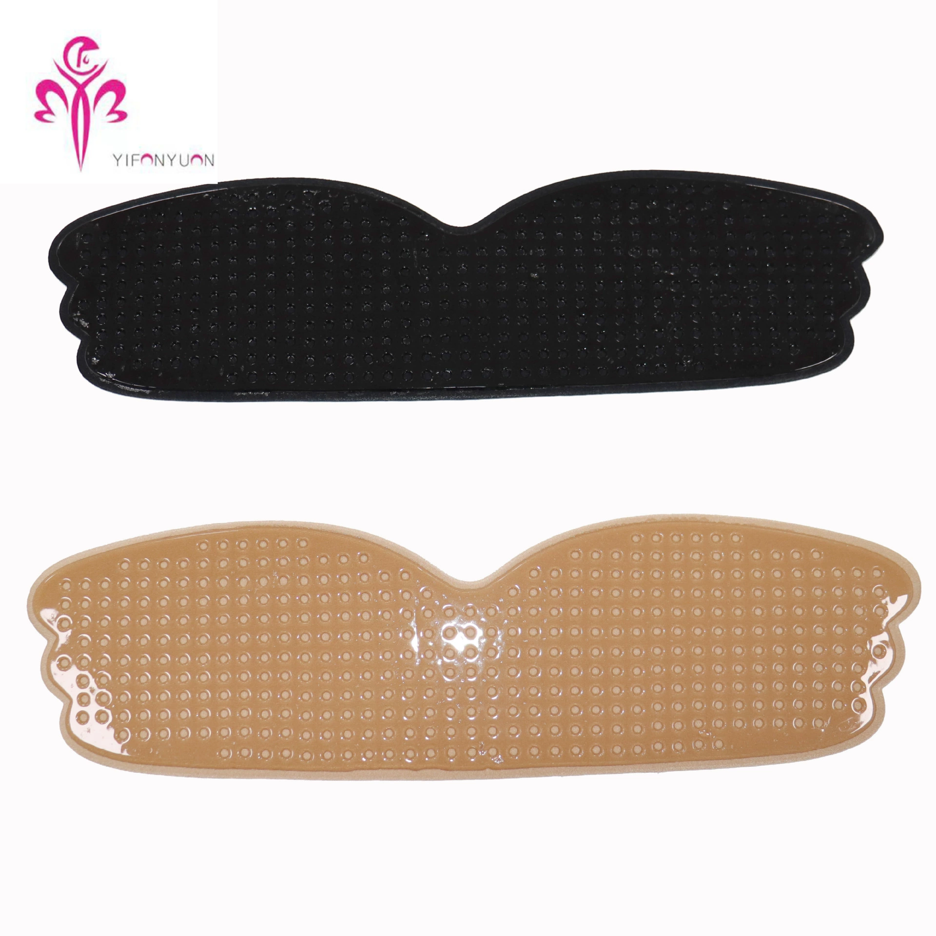 Цельный силиконовый невидимый бюстгальтер со складным парамарным бюстгальтером, бесшовная ткань пуш-ап, невидимое нижнее белье, нашивка на груди