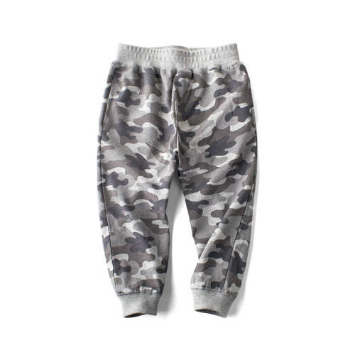 2024 autumn new Korean children's clothing wholesale boys sports camouflage pants children's thin pants one piece consignment sale