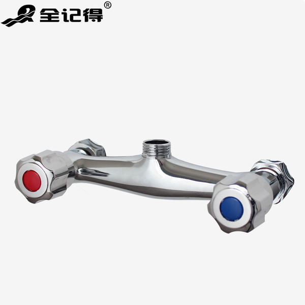 Wall -entry double controlled hot and cold water faucet Copper…