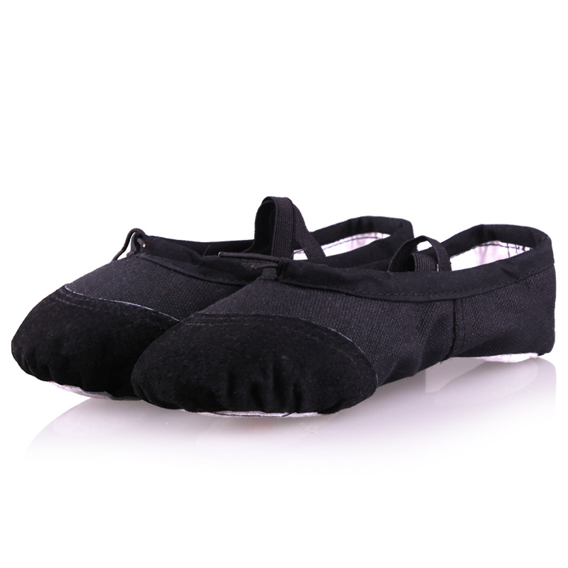 Zapatos de baile para niños de entrega de una pieza zapatos de práctica para niñas zapatos de suela suave de color carne Zapatos de garra de gato de baile para niños Zapatos de baile chino
