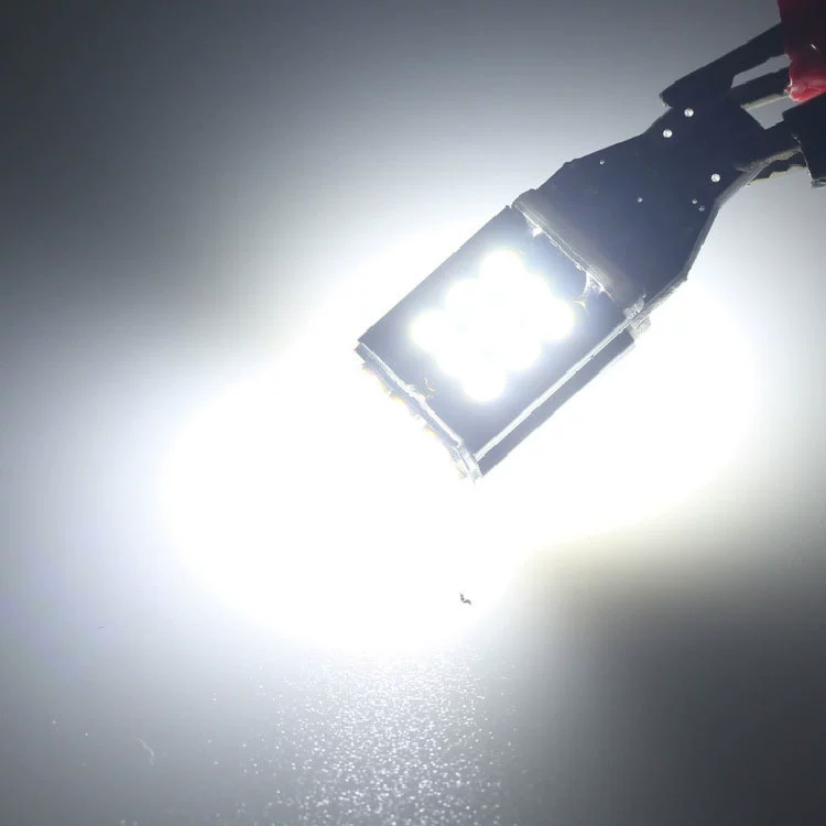 Авто LED декодирование сверхяркий светодиод заднего хода T15 1156 T20 3030 24smd хулиганская лампа