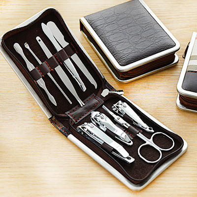 Nail clippers suit 9 piece set manicure tool clippers nail clippers suit nail clippers nail clipper genuine goods carbon steel