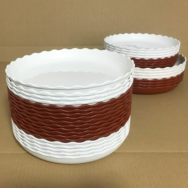 Оптовая Цветочный Горшок Пластиковый Лоток Пластиковый Большой Кружевной Цветочный Горшок Дно Белый Лоток Красный Подушка Лоток Дно