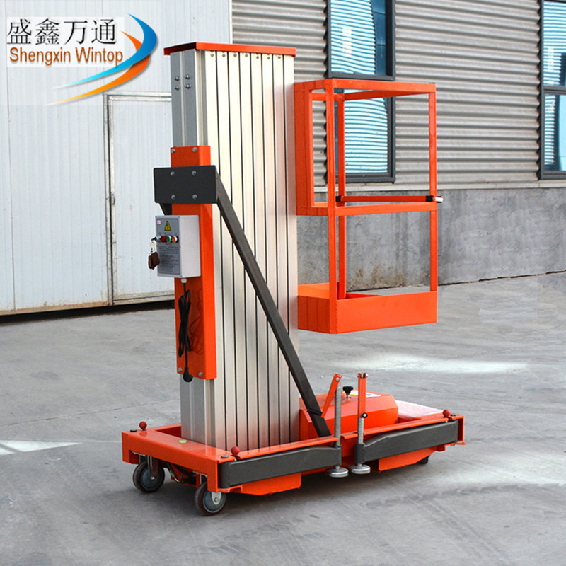 6 meters 8 meters aerial work vehicle mobile lift small electric hydraulic lift aluminum alloy lifting platform 6 meters 8 meters aerial work vehicle mobile lift small electric hydraulic lift aluminum alloy lifting platform
