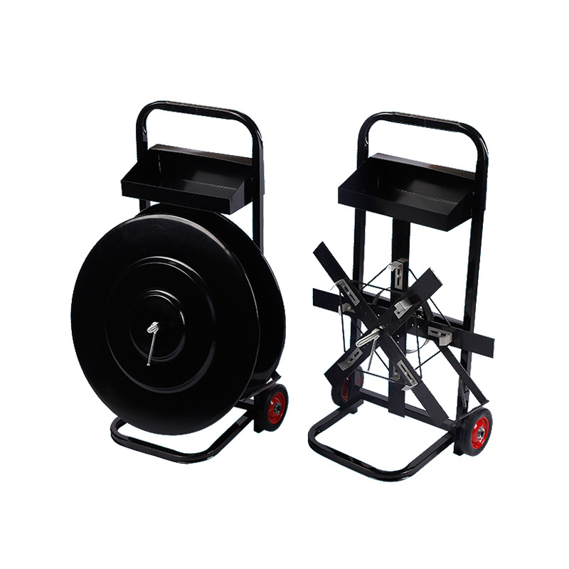 Fábrica al por mayor de acero de plástico para mascotas con placa de coche mano empuje correa de hierro con placa de coche en stock manual cinturón de embalaje con placa de coche