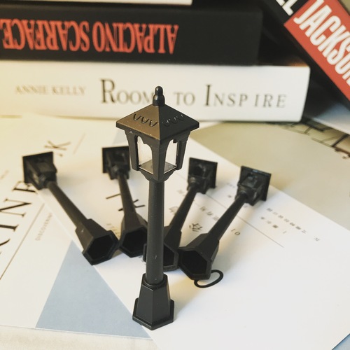 Dollhouse Doll House Micro Landscape Ornaments Model Lamps Street Lamps Simulation Lamps Creative Small Ornaments and Accessories