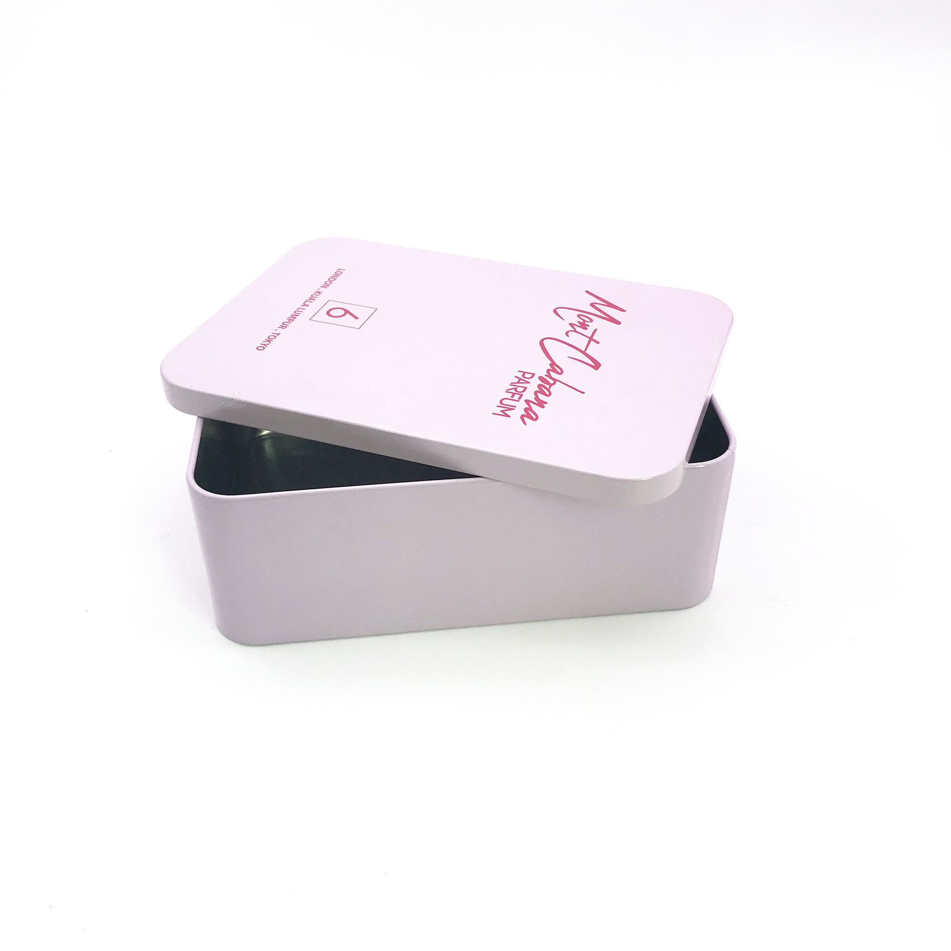 厂家供应方形化妆品铁盒包装 礼品饰品马口铁罐定方形铁罐