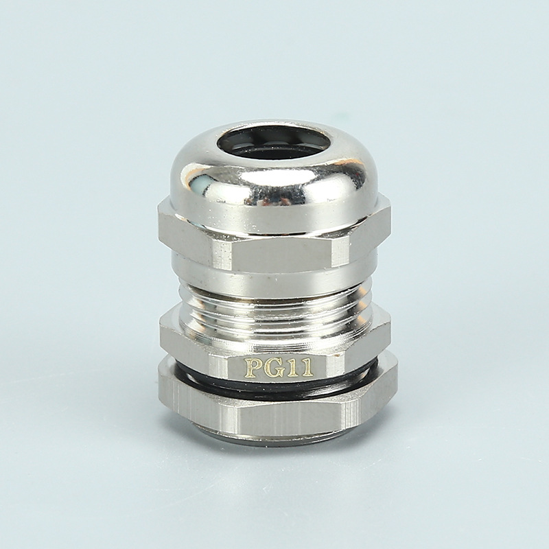 金属防水接头pg11 电缆接头 格兰头 电缆固定头 电线锁紧头铜接头