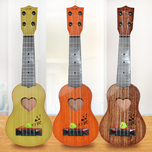 Children's musical instrument, small guitar, ukulele, mini four-string playable early childhood music toy