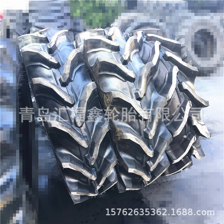 供应13.6-28水田拖拉机 人字半高花 中花轮胎