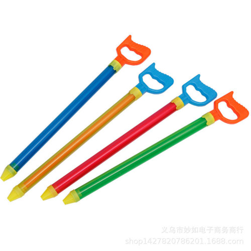 Stall Toys Water Gun Floating Pull-Start Water Gun Beach Water Play Syringe Style Long Water Cannon Sucking Water Gun Water Spitting Gun Packaging