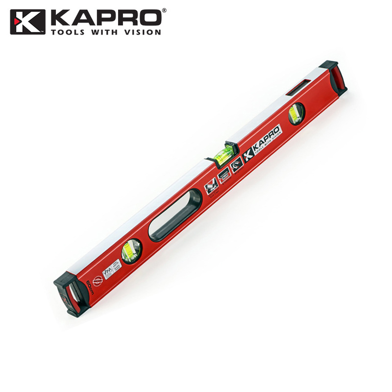 KAPRO高精度水平尺 加厚铝合金德国工业级原装重型平水尺平衡靠尺