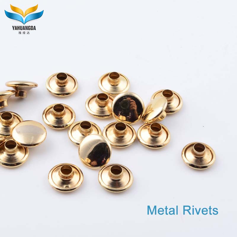 广州高品质单双面帽钉平面子母撞钉DIY撞钉金属铁铜皮具箱包配件