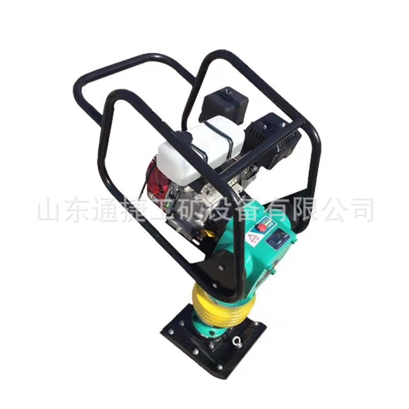 90型汽油手持式平板夯汽油机冲击夯振动夯蹦蹦夯震动夯平板夯