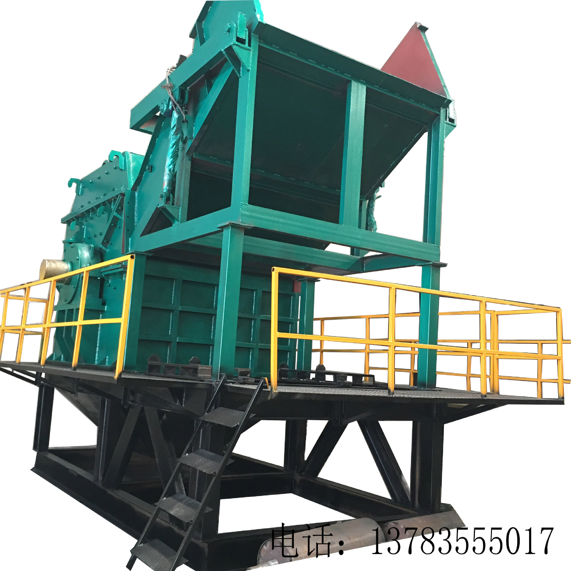 二级破碎腔生铁屑粉碎机 大型废钢破碎机 金属压块破碎机价格