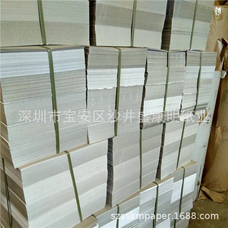 批发服装包装纸板灰底白面纸板衬衣板衣服内衬卡纸胶箱隔层平卡纸