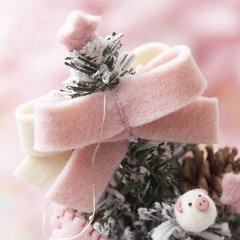 Christmas felt woven ribbon sash Christmas decoration accessories material gift box gift ribbon tie strap wholesale