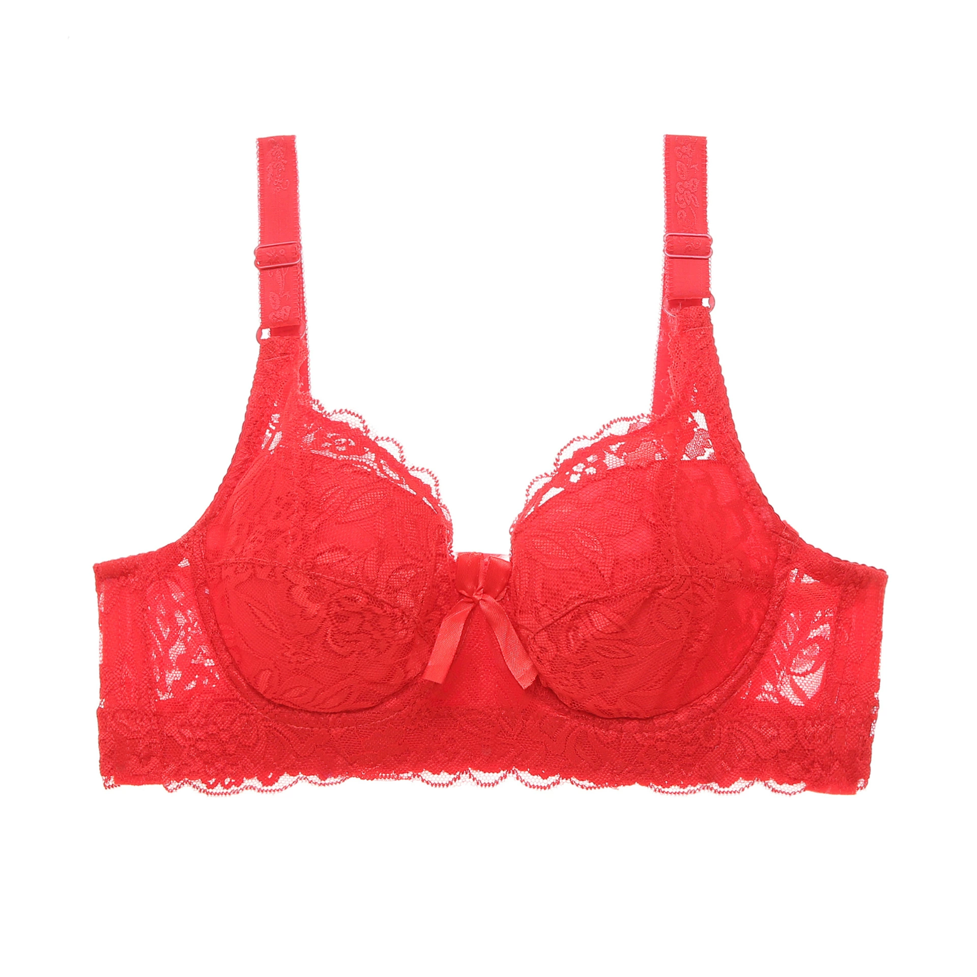 (Cross-border trading), tea cup, lace supporting bra, sexy underwear with steel rings, plus size