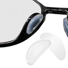 三日月形/d字形眼鏡シリコン鼻貼り眼鏡部品眼鏡パッチはアマゾンの販売に適している