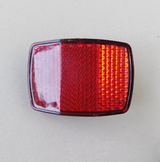 Fábrica al por mayor bicicleta de plástico reflector de plástico luz trasera delantera y trasera de advertencia pieza de luz trasera