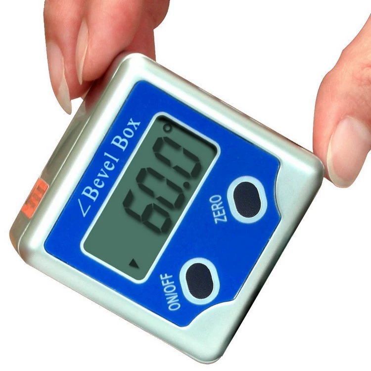 桂林天目 Digital display inclination box 180° angle ruler zinc alloy inclinometer slope ruler woodworking angle ruler