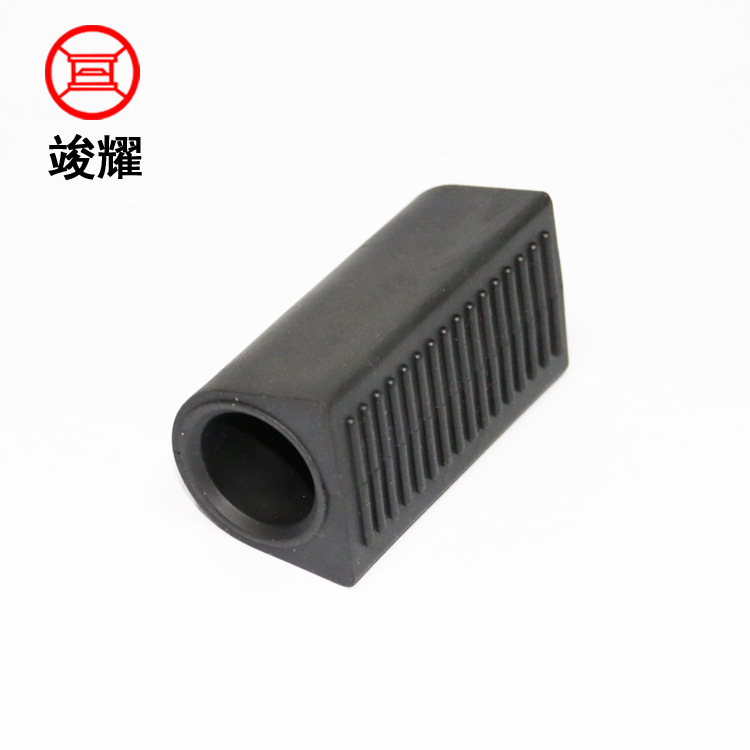 轮椅配件 22管25管后轮管套塑料后管胶套塑料轮椅后踏套配件批发