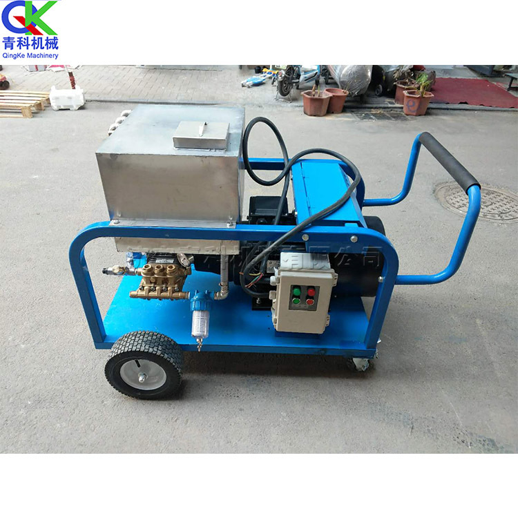 塑胶跑道除胶机 下水管道清洗疏通机 500公斤喷砂除锈高压清洗机
