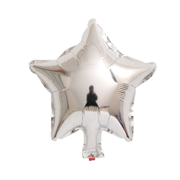 Small solid color balloon heart shaped