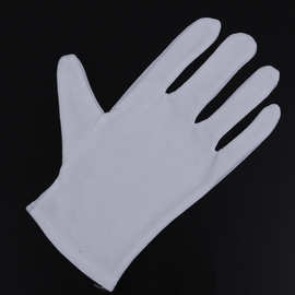 厂家销售棉质棉毛作业手套汗布手套礼仪手套电子行业使用