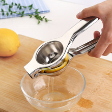 家用迷你柠檬夹 不锈钢手动水果榨汁器柠檬榨汁机 手动榨汁器