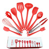 Silica gel kitchenware, tools set, 10 pieces