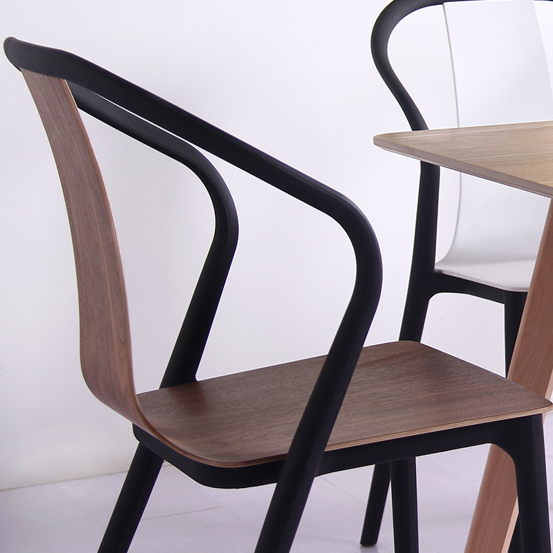 Simple moderno hogar creativo plástico nórdico Internet celebridad ins estilo Silla de comedor moda todo partido Silla de ocio Silla de respaldo