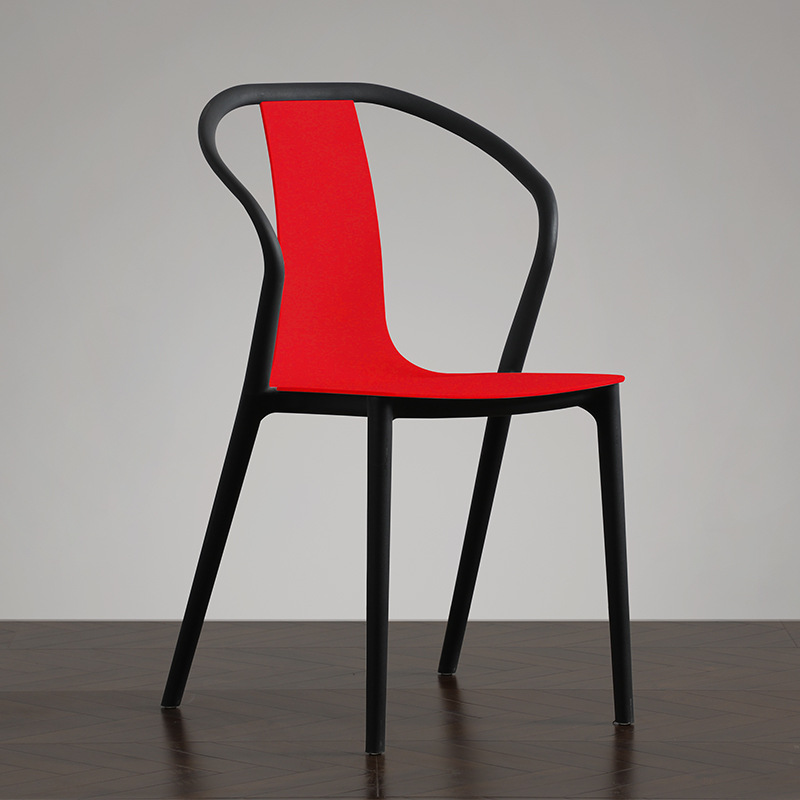 Simple moderno hogar creativo plástico nórdico Internet celebridad ins estilo Silla de comedor moda todo partido Silla de ocio Silla de respaldo