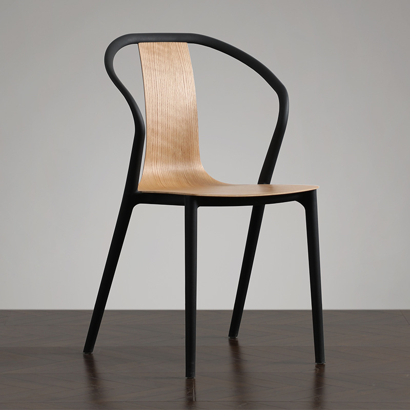 Simple moderno hogar creativo plástico nórdico Internet celebridad ins estilo Silla de comedor moda todo partido Silla de ocio Silla de respaldo