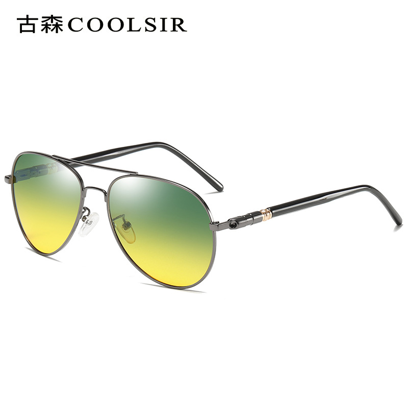 Factory goods day and night Male driver driving polarized sunglasses…